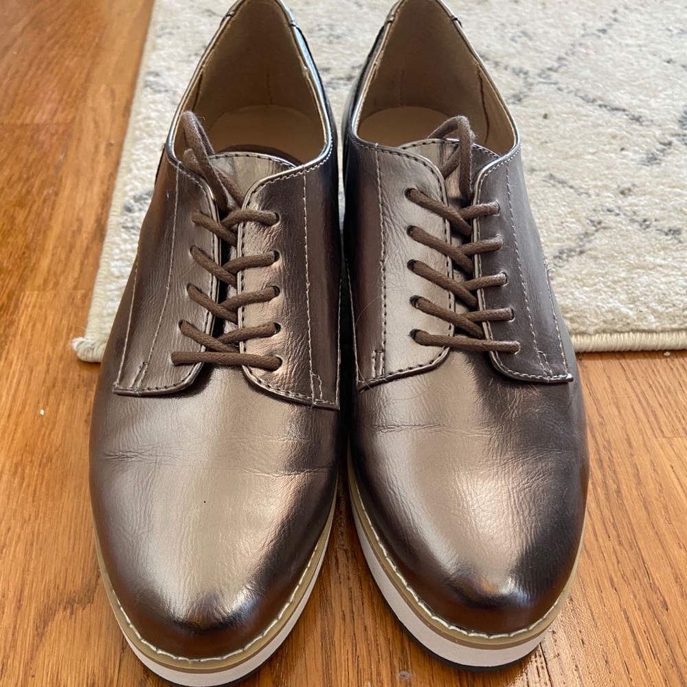 Metallic sneakers